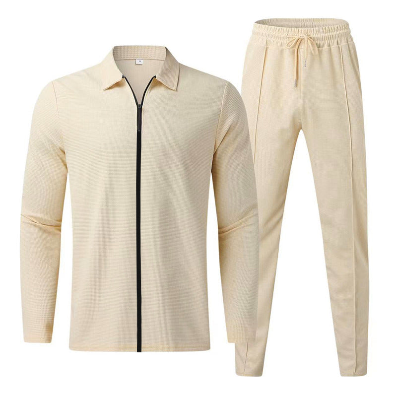 Cardigan Casual Sports Suit