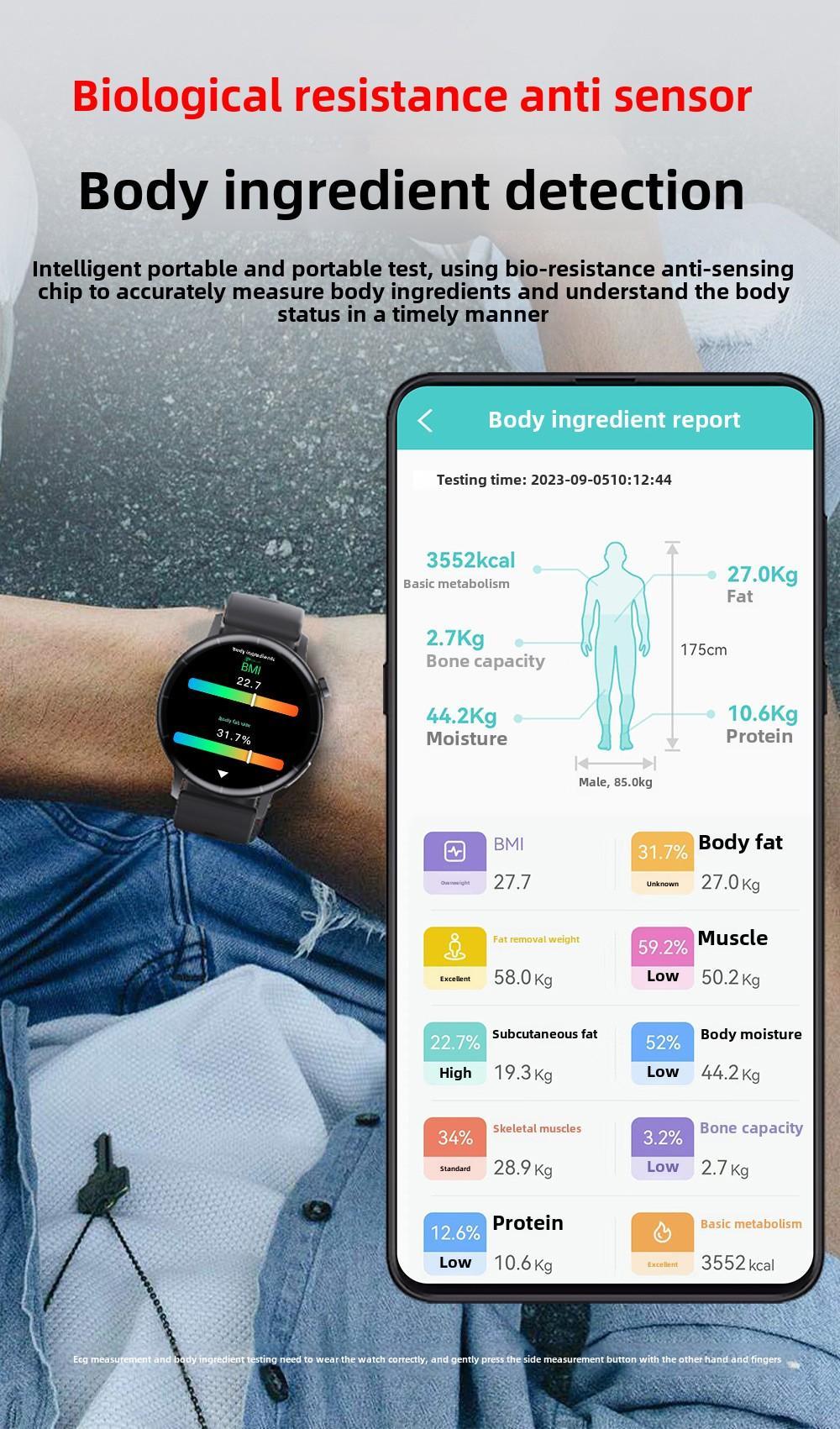 1.41-inch Health Smartwatch Fitness Tracker