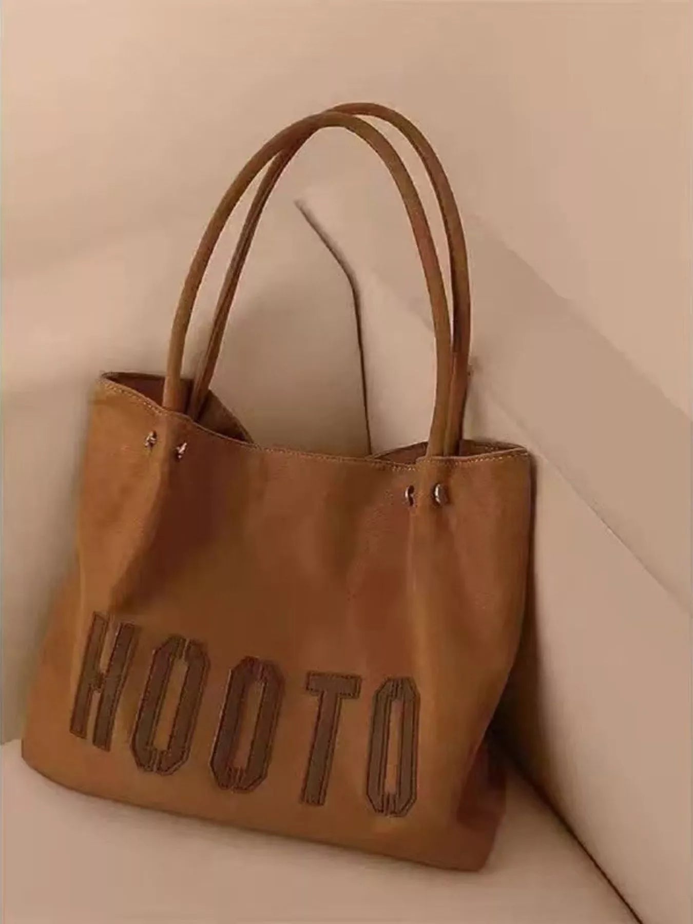 Lightweight Letter Tote Bag
