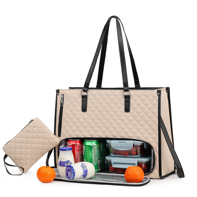 2in1 Tote And Lunch Bag Combo  Extra-large Tote