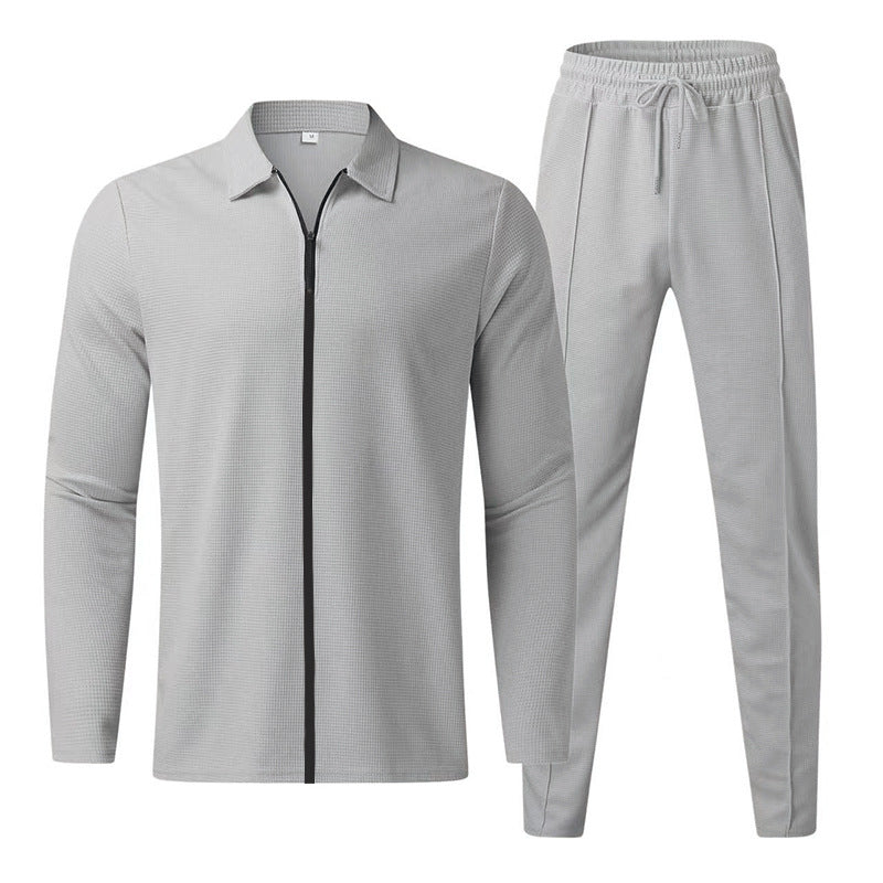 Cardigan Casual Sports Suit