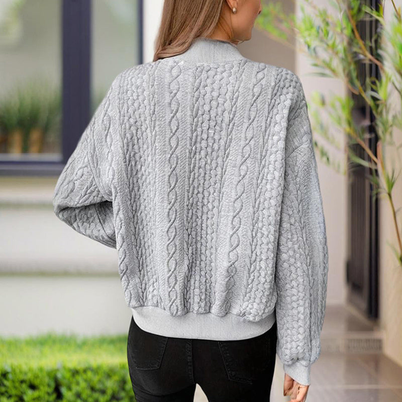 Button-Up Long Sleeve Jacket