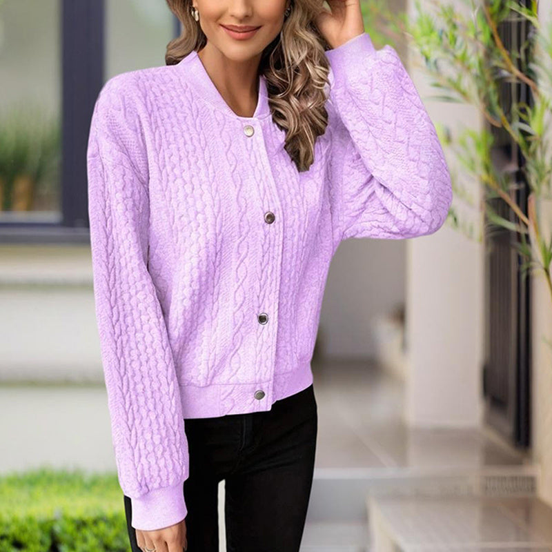 Button-Up Long Sleeve Jacket