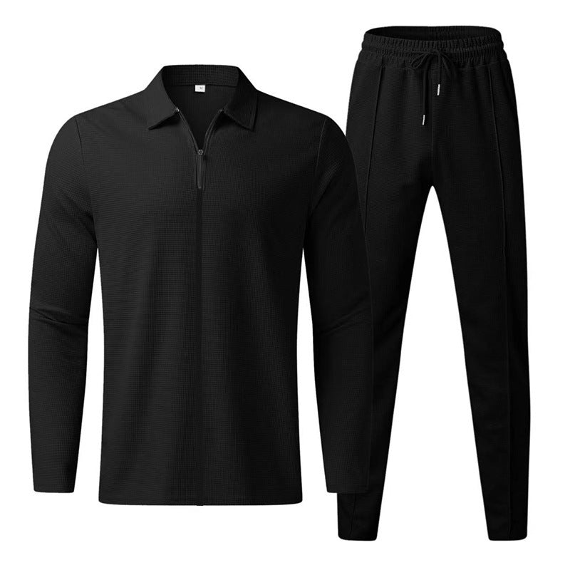 Cardigan Casual Sports Suit